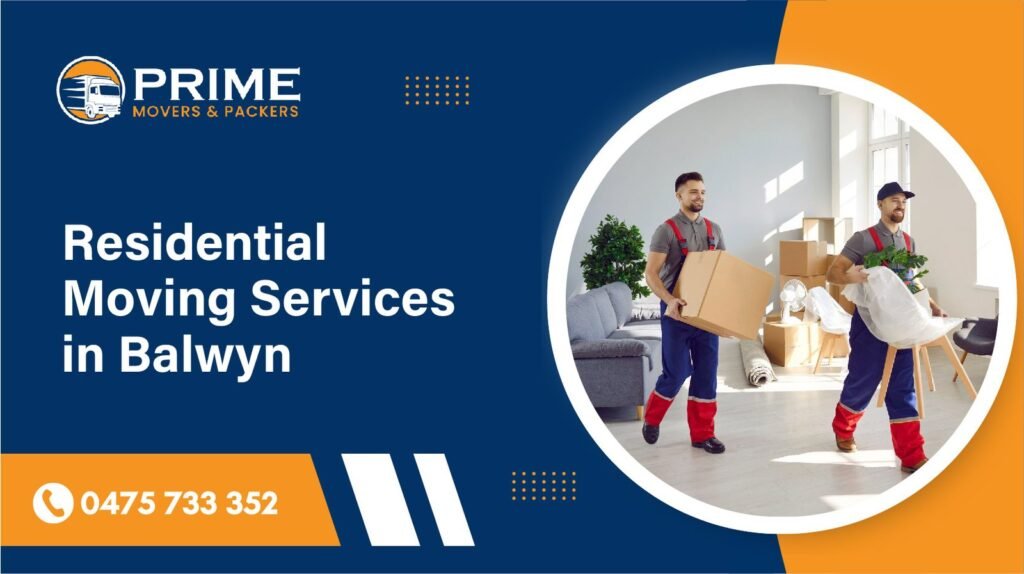 Residential Moving Services in Balwyn