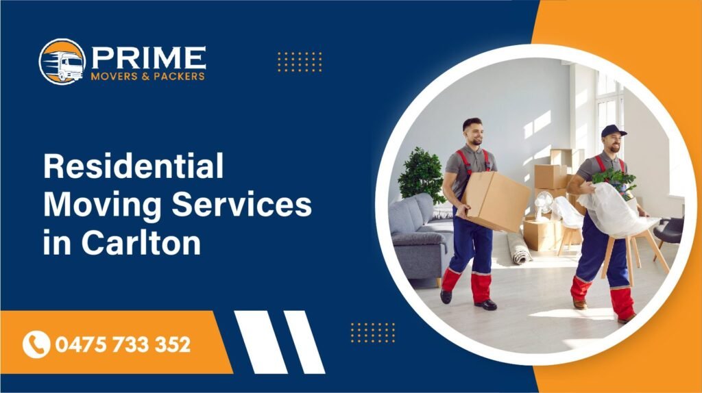 Residential Moving Services in Carlton