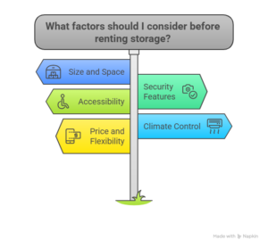 Key Factors to Consider Before Renting Storage - visual selection