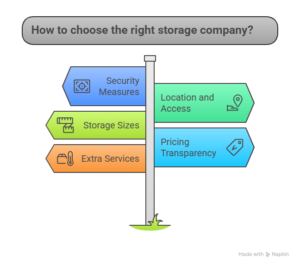 Key Factors to Consider When Choosing a Storage Company - visual selection