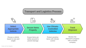 Step 3 — Transport and Logistics - visual selection