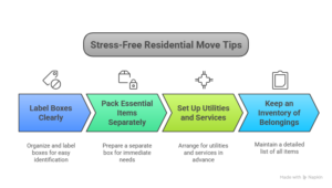 Tips for a Stress-Free Residential Move - visual selection