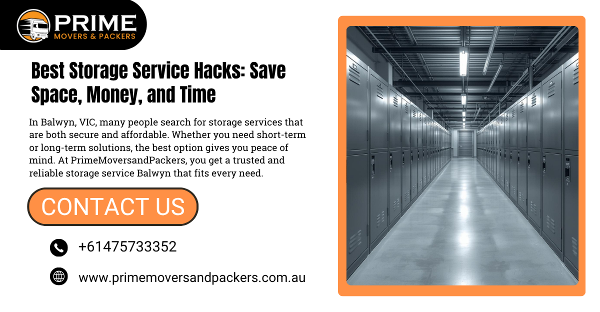 Best Storage Service Hacks: Save Space, Money, and Time