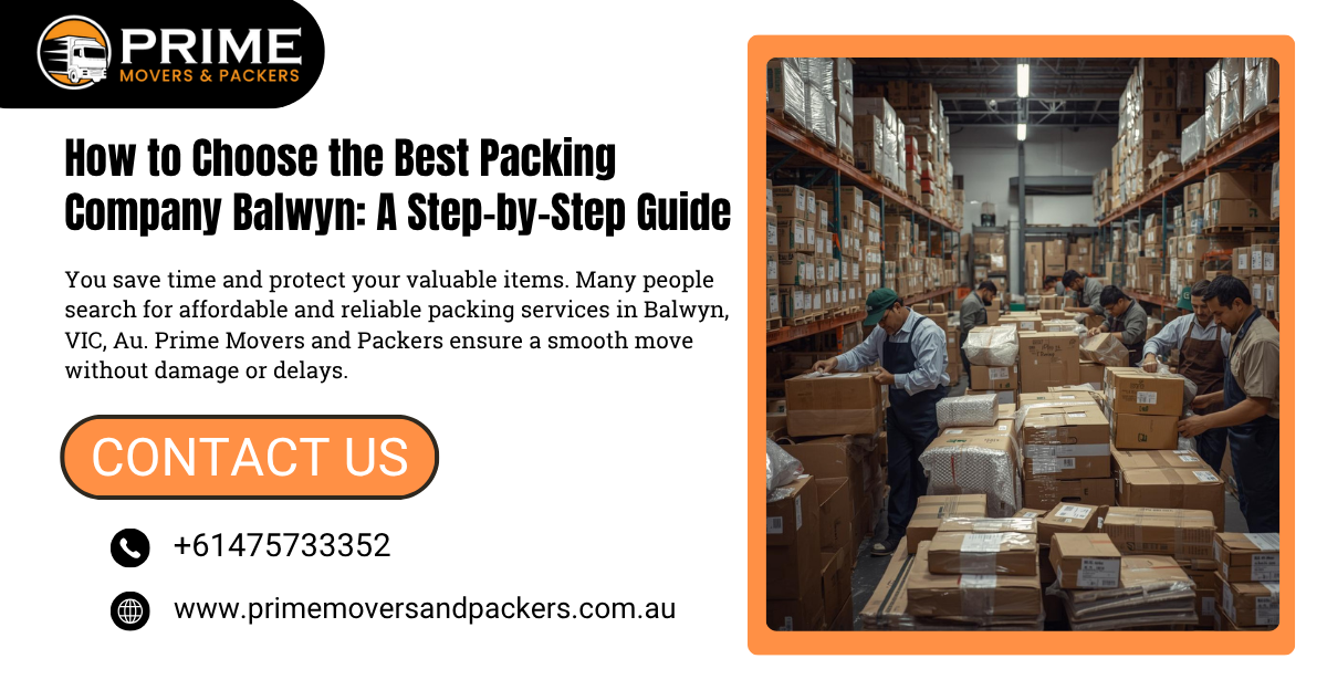 The Ultimate Checklist to Identify the Best Packing Company Balwyn