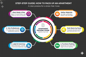 how to pack up an apartment