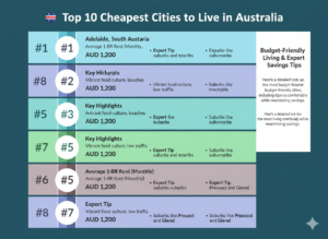 cheapest place to live in australia