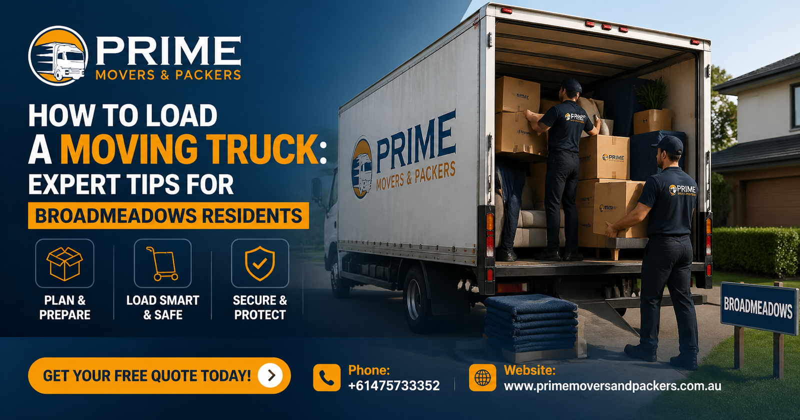 How to Load a Moving Truck: Expert Tips for Broadmeadows Residents