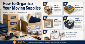 moving supplies checklist
