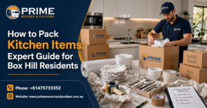 how to pack kitchen items