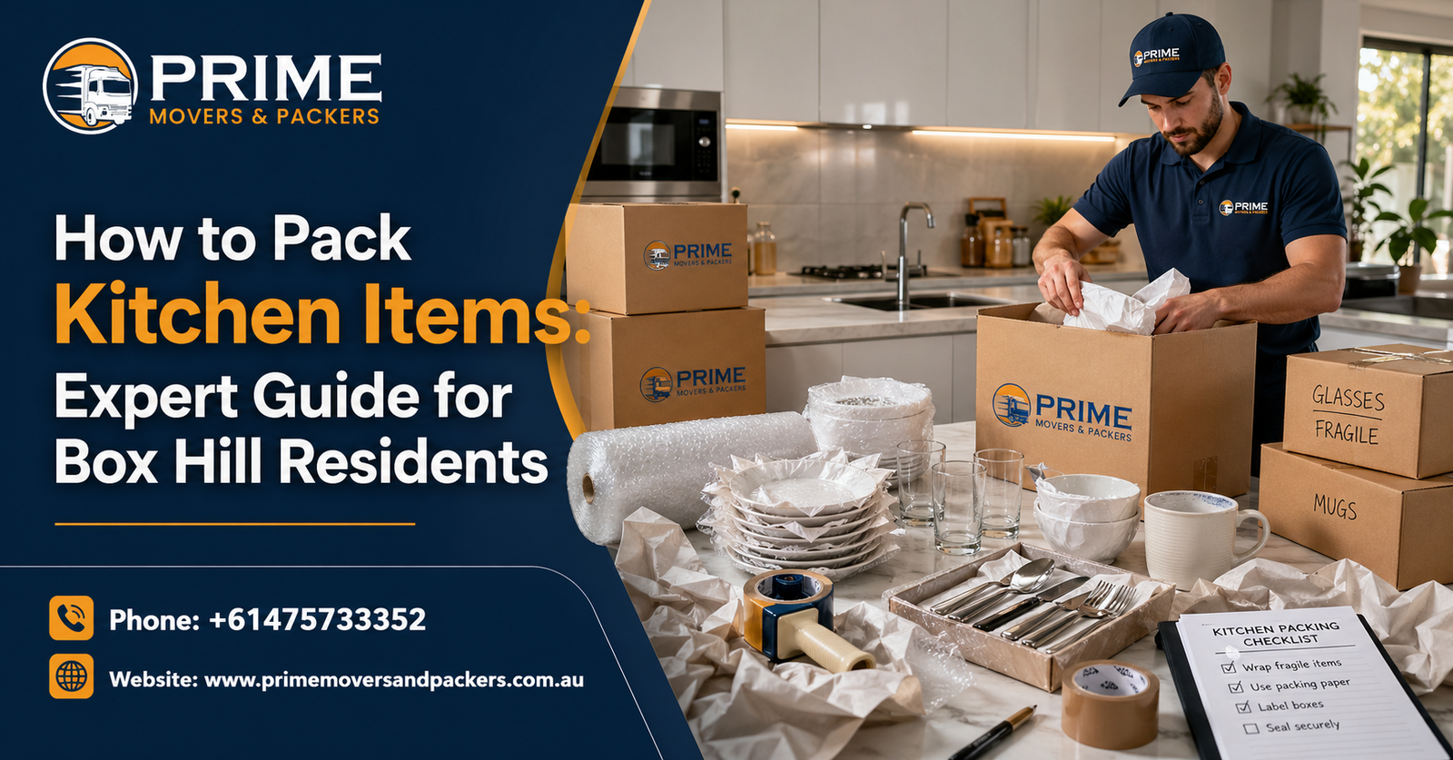 How to Pack Kitchen Items: Expert Guide for Box Hill Residents