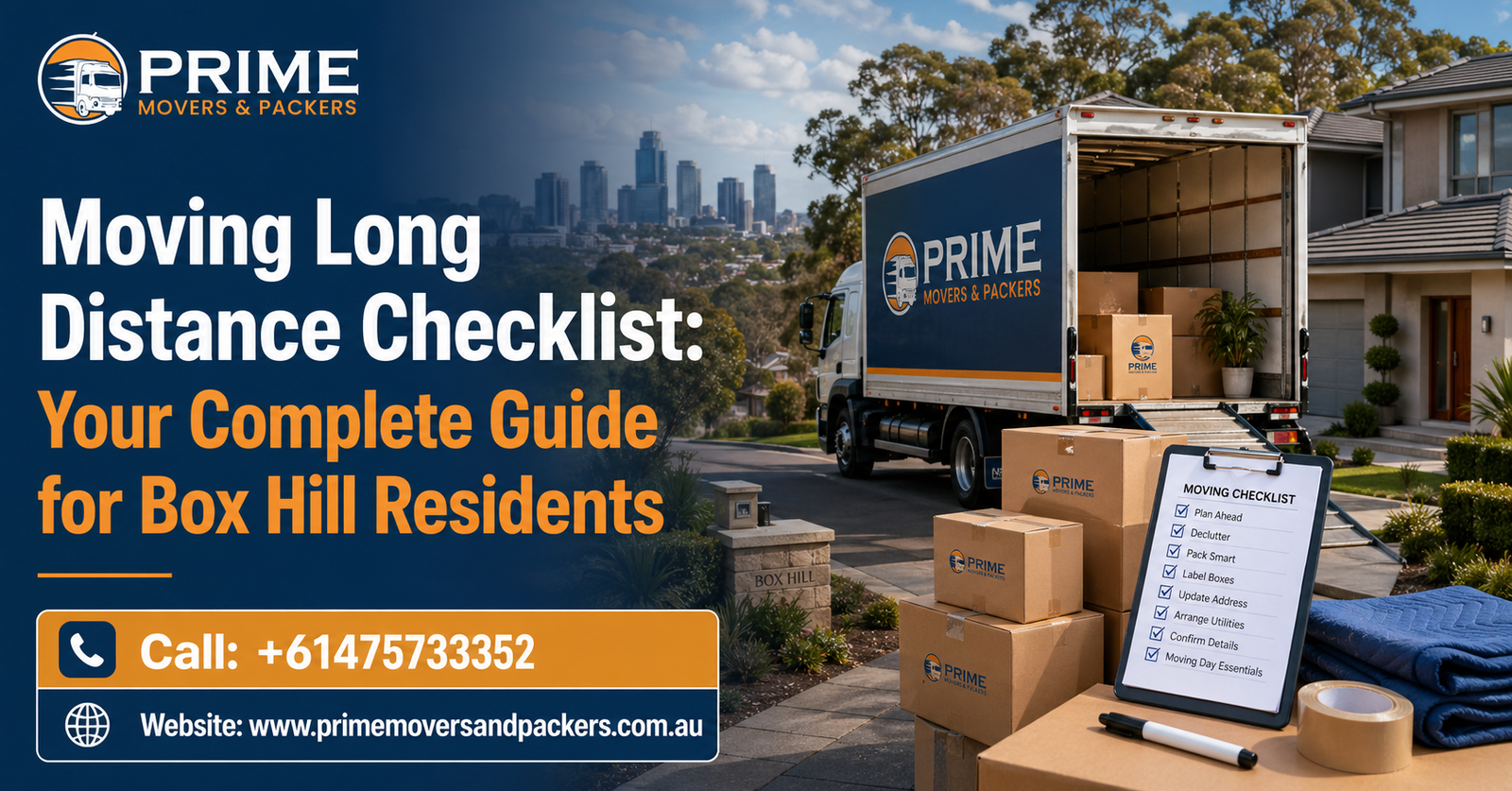 Moving Long Distance Checklist: Your Complete Guide for Box Hill Residents